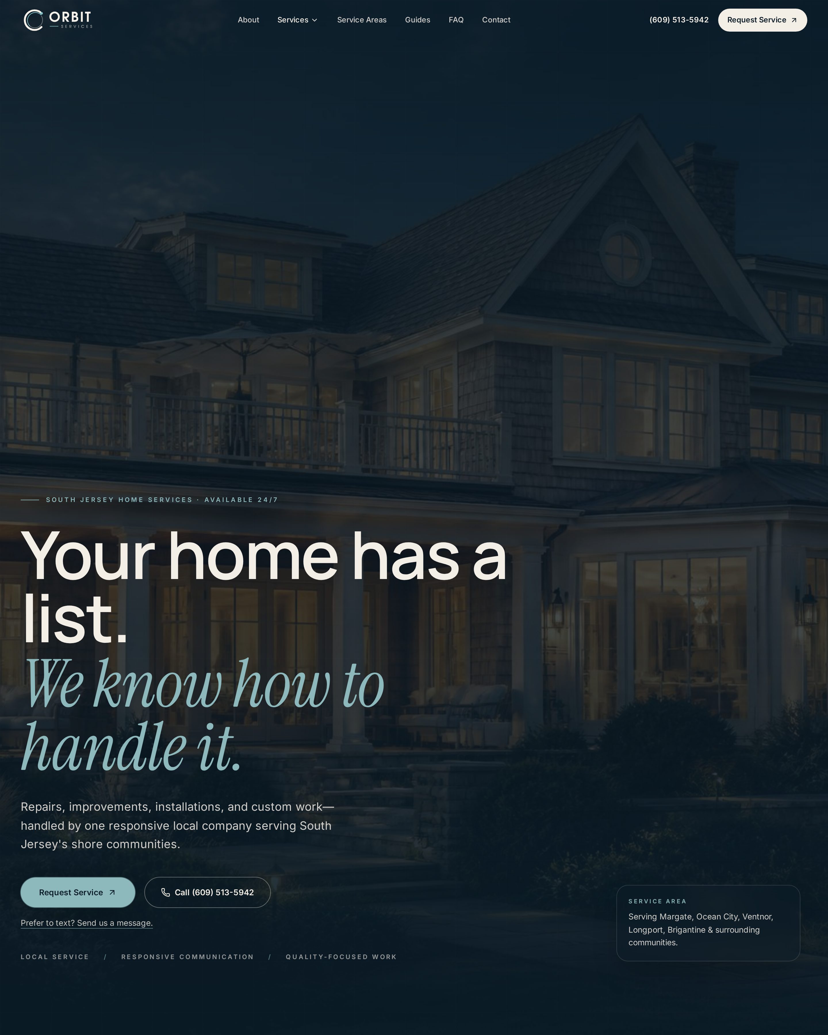 Orbit Services website